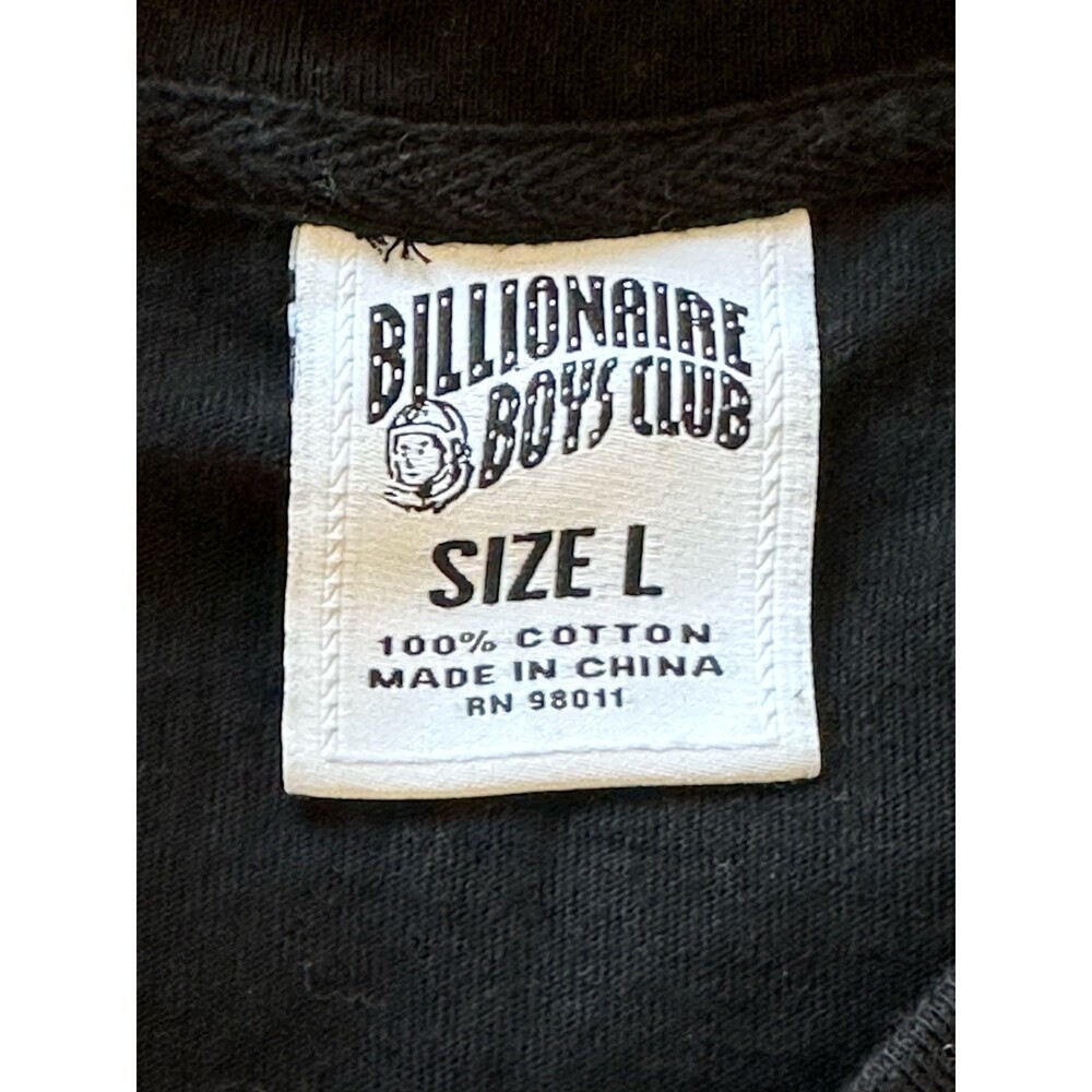 BILLIONAIRE BOYS CLUB T-Shirt Mens L Black Big Spaceman Astronaut Graphic Street - Picture 8 of 10